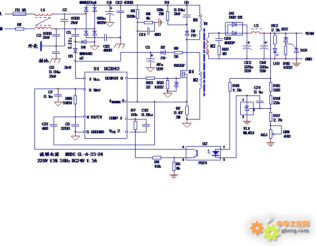DC24V仪用开关电源的原理和维修 - 变频器维