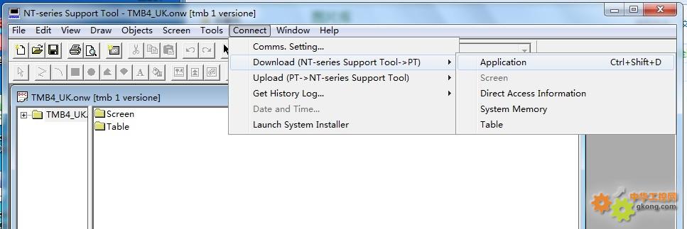 附件 12、电脑端:点击Connect菜单,并选择Download菜单,再选择Application菜单.jpg