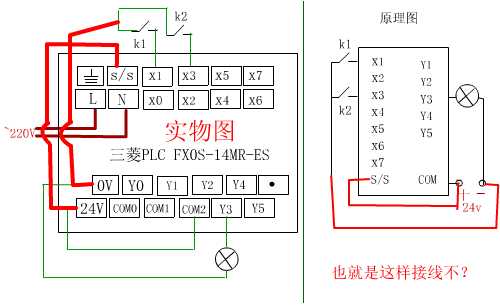 [求助]三菱plc fx0s-14mr