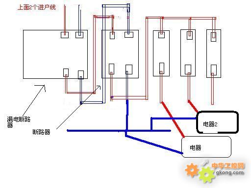 问一个断路器 空开 漏电保护的组合的菜鸟级问