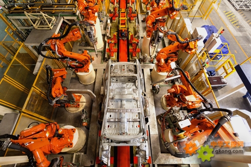 长城汽车生产线上再添600台ABB机器人