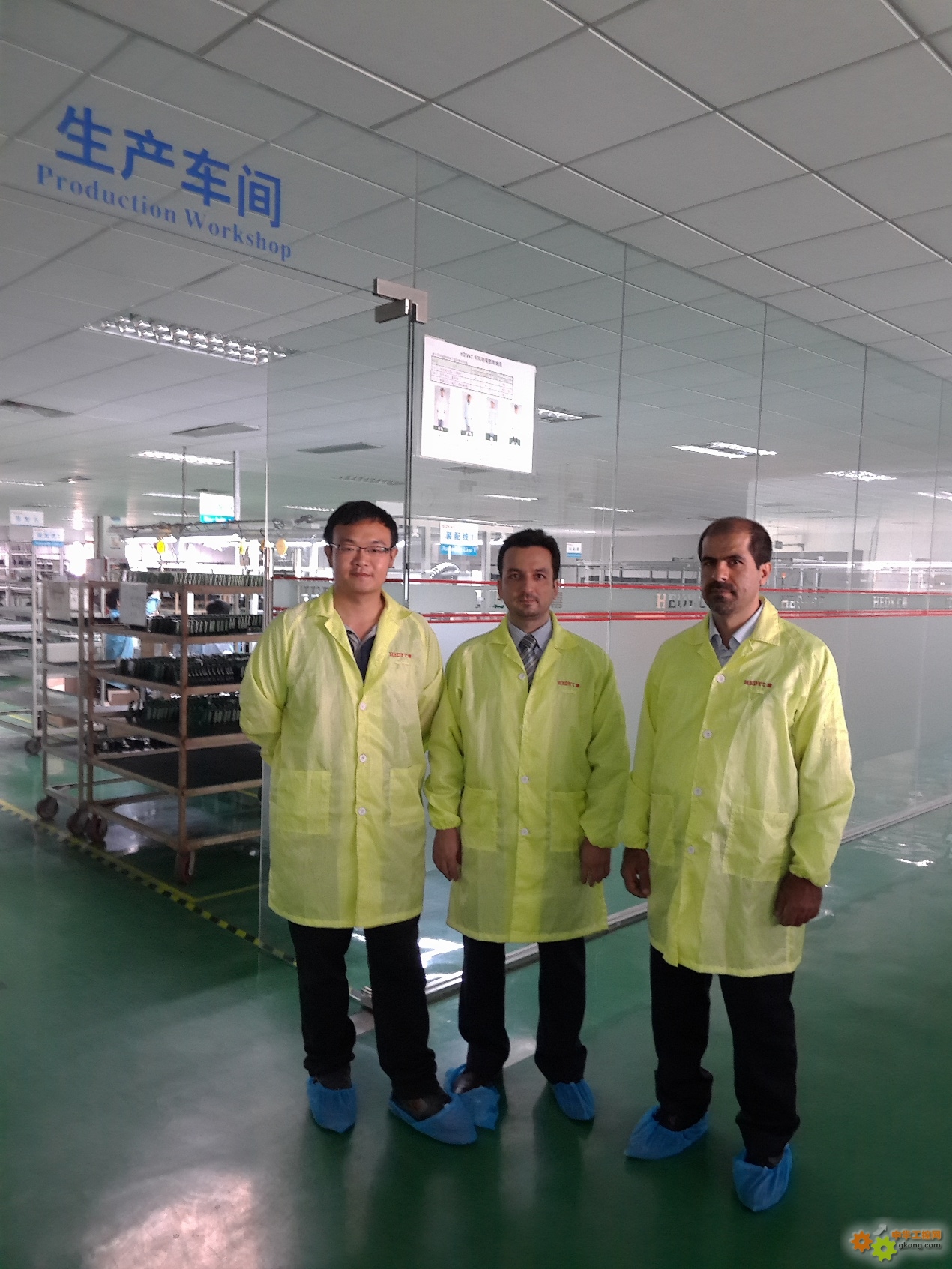伊朗客户考察七喜变频器工厂