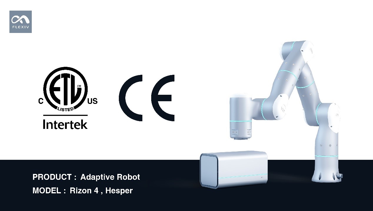 Flexiv非夕自适应力控型机器人拂晓获得业内首个CE+ETL双认证