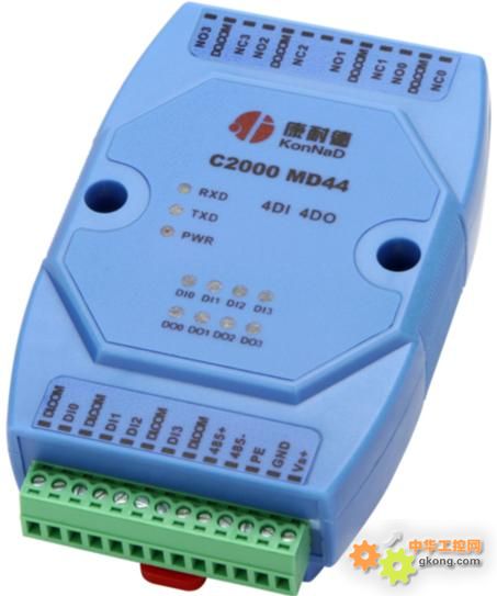 485远程控制开关,开关量继电器信号传输采集