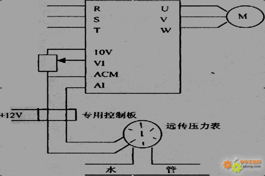 24v电接点压力表接线图图片