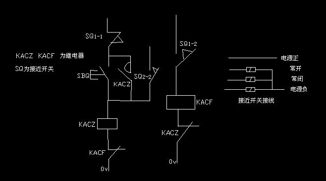 請大家幫我看一下我的電路圖,用兩個接近開關自動控制電機的正反轉